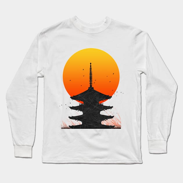 A Tour of Japan Long Sleeve T-Shirt by ArijitWorks